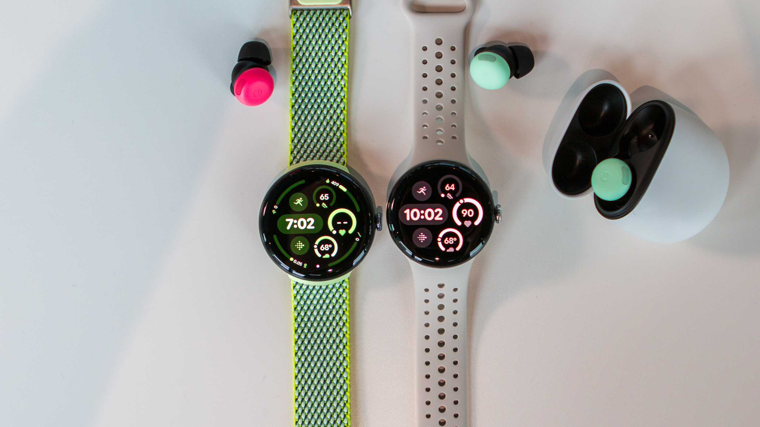 Pixel Watch 3 with Pixel Buds Pro 2