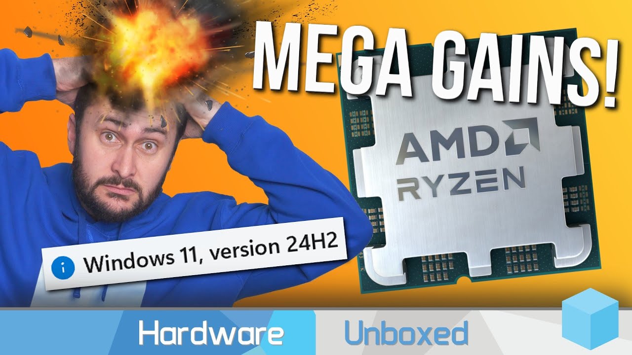 AMD Ryzen 7 9700X vs. 7700X: 40+ Game Benchmark [23H2 vs. 24H2] - YouTube