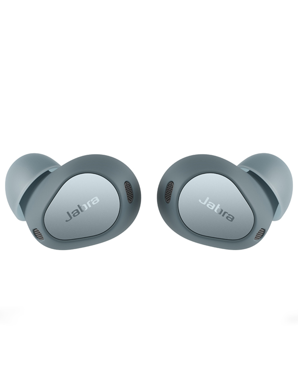 Jabra Elite 10 Gen 2 earbuds in denim render.