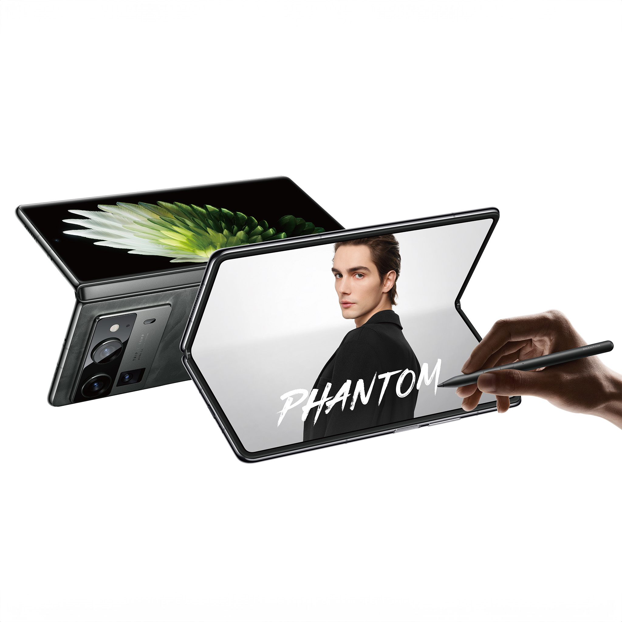 An official product render of the TECNO Phantom V Fold 2