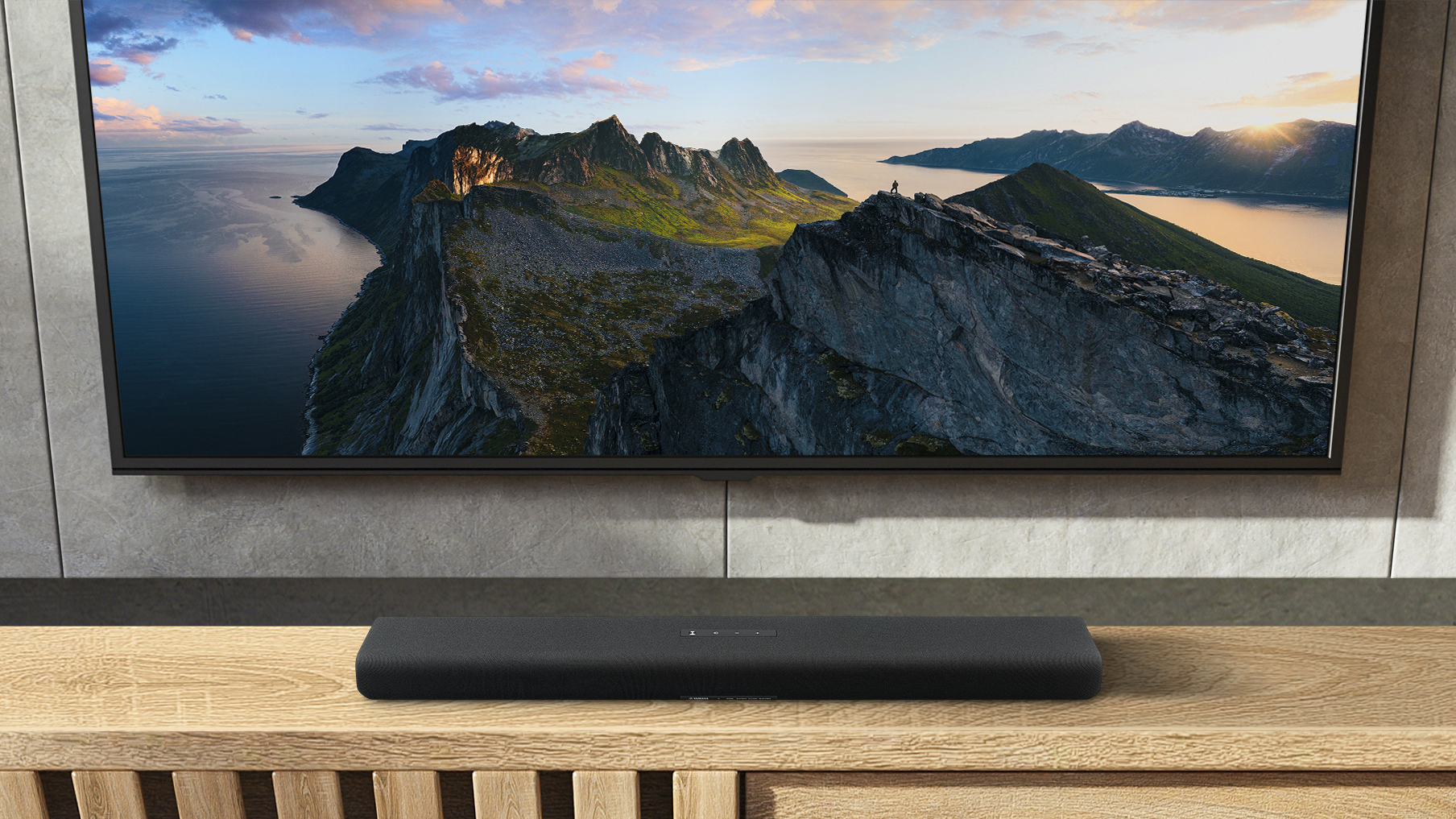 Yamaha SR-B30A soundbar lifesytle.