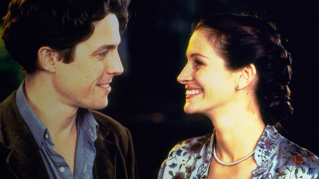 Hugh Grant and Julia Roberts in Notting Hill