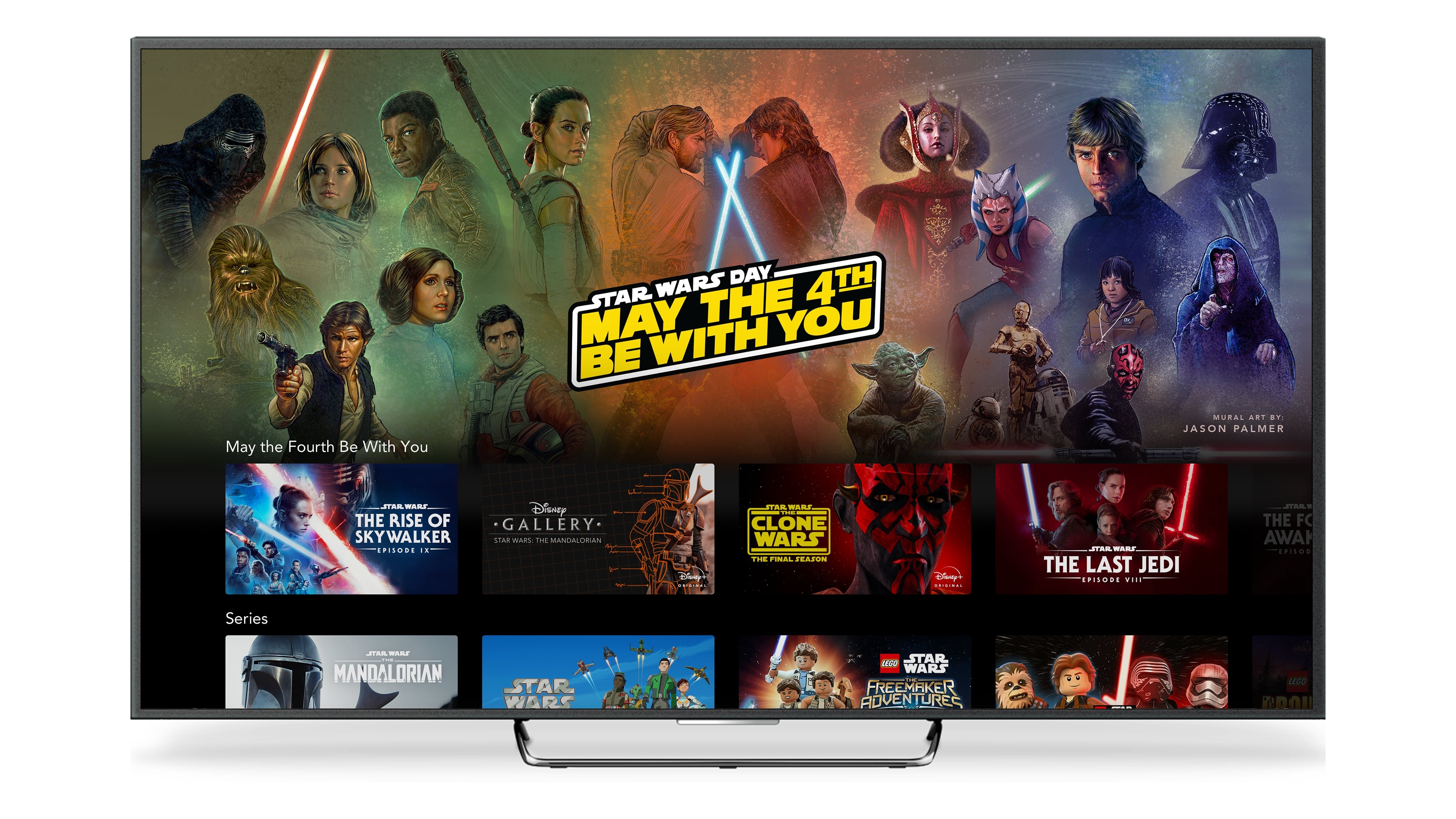 Star Wars content on smart TV