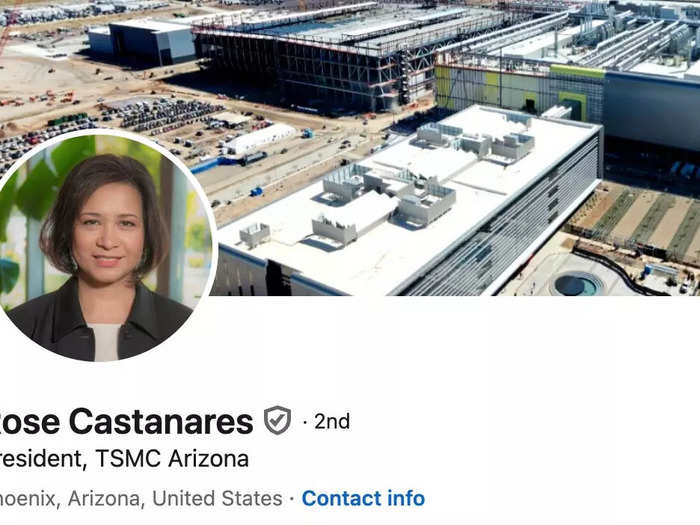 Rose Castanares, president of TSMC Arizona