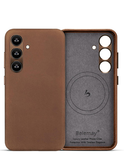 Belemay Timeless Leather Case for Samsung Galaxy S24