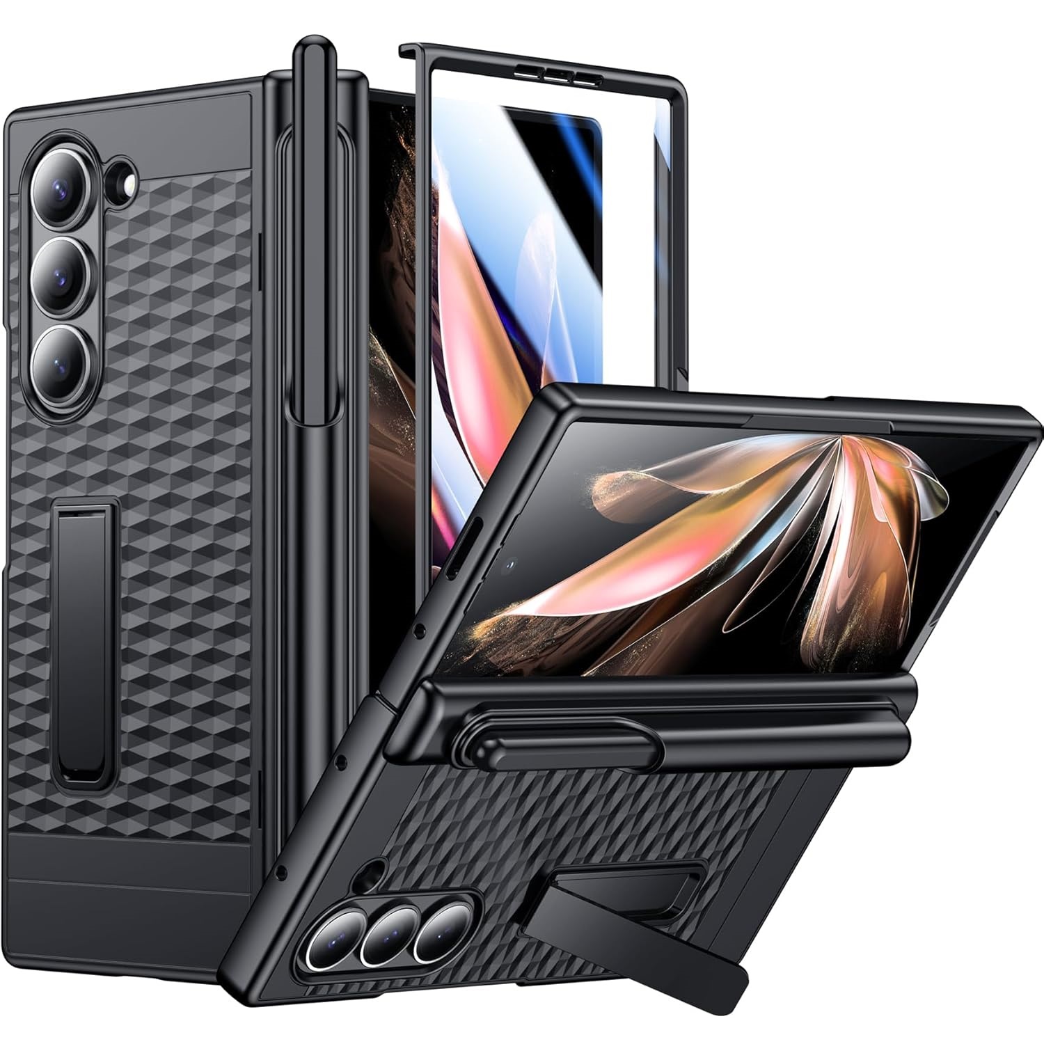 SPIDERCASE Samsung Galaxy Z Fold 6 Case with S Pen Holder