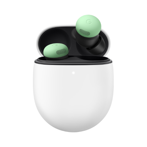 Google Pixel Buds 2 Pro Official Render - Wintergreen - Case