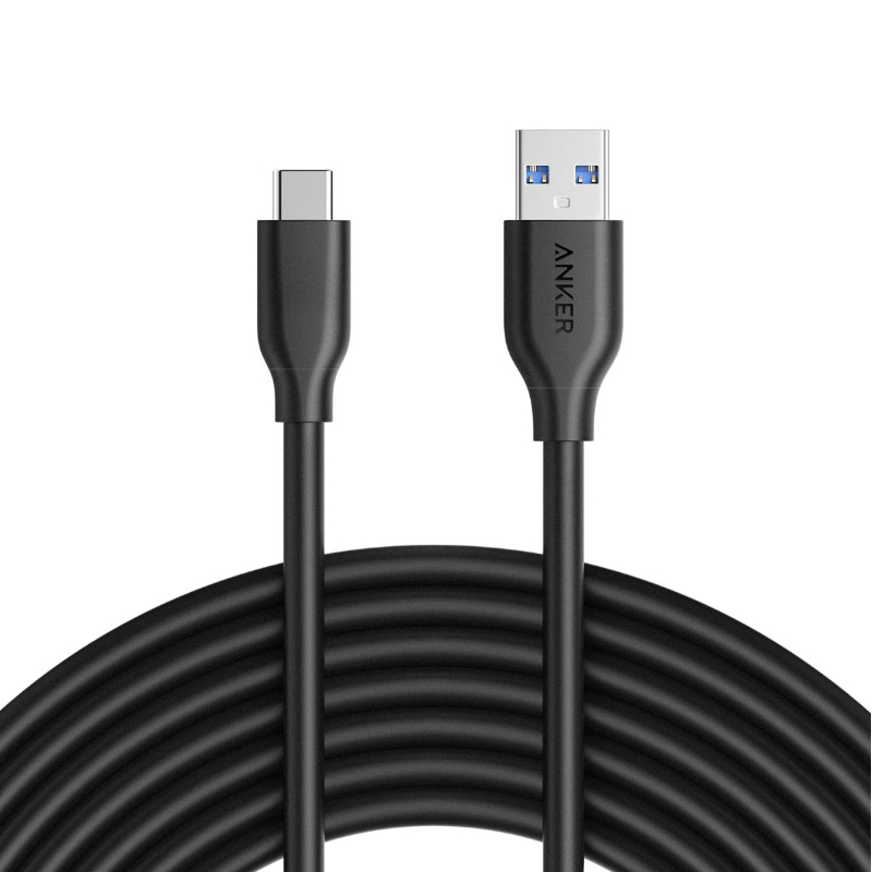 Anker Link Cable, Powerline USB 3.0 to USB-C Charger Cable (10ft)