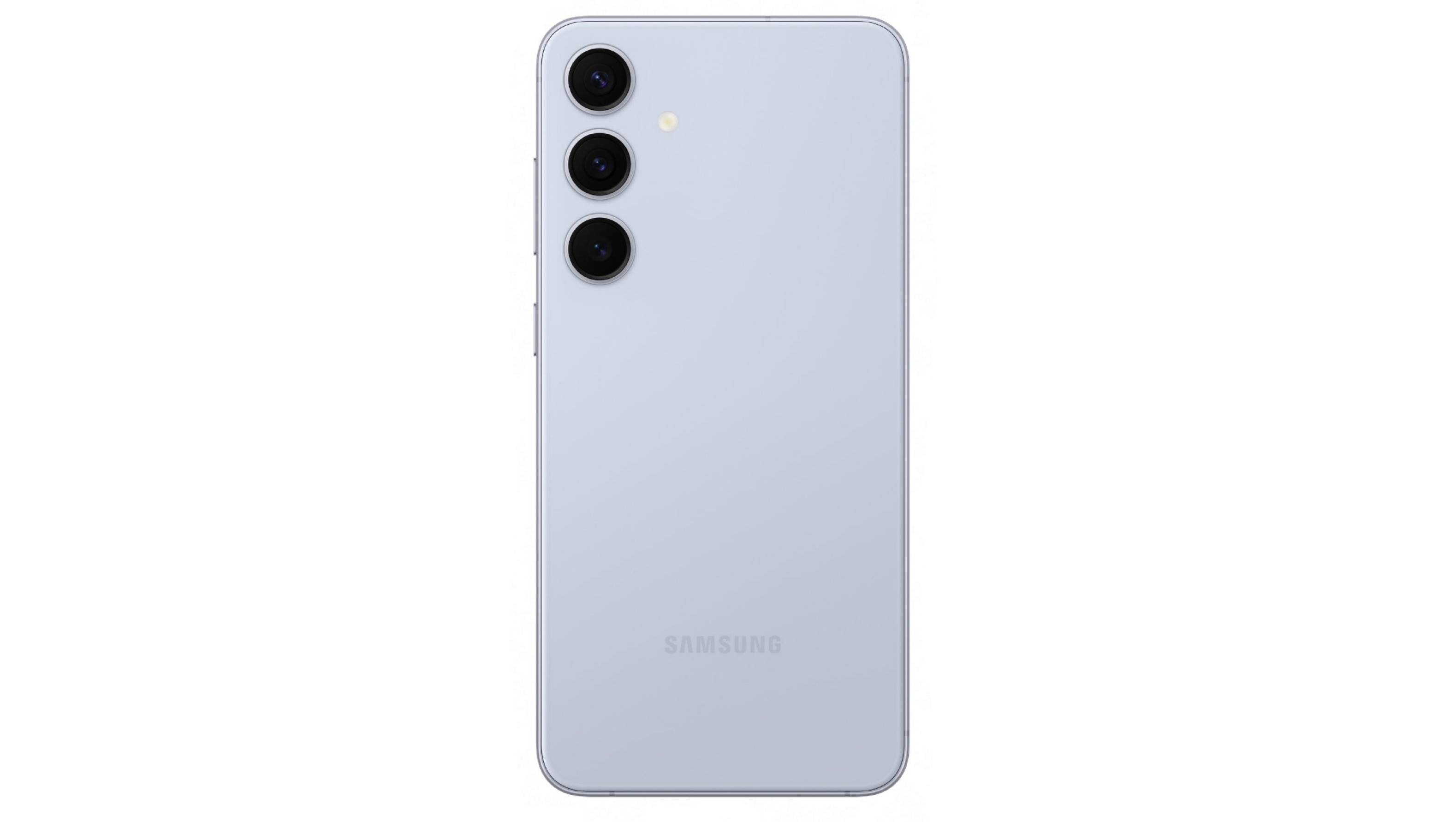 A leaked image of a Samsung Galaxy S25 in blue