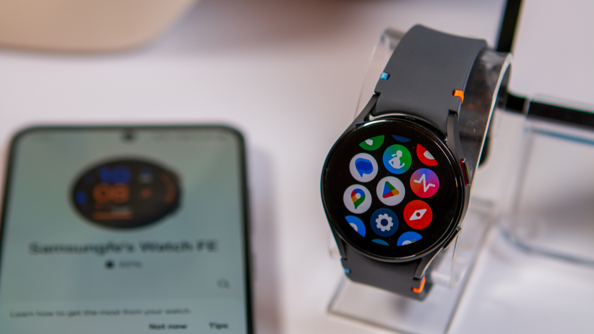 Samsung Galaxy Watch FE with Galaxy S24 FE