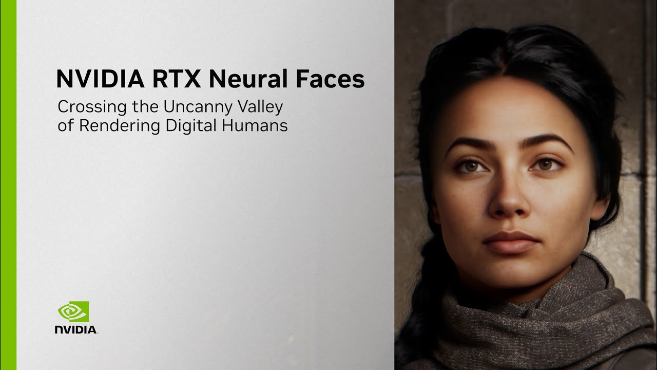 Crossing the Uncanny Valley of Rendering Digital Humans with NVIDIA RTX Neural Faces - YouTube