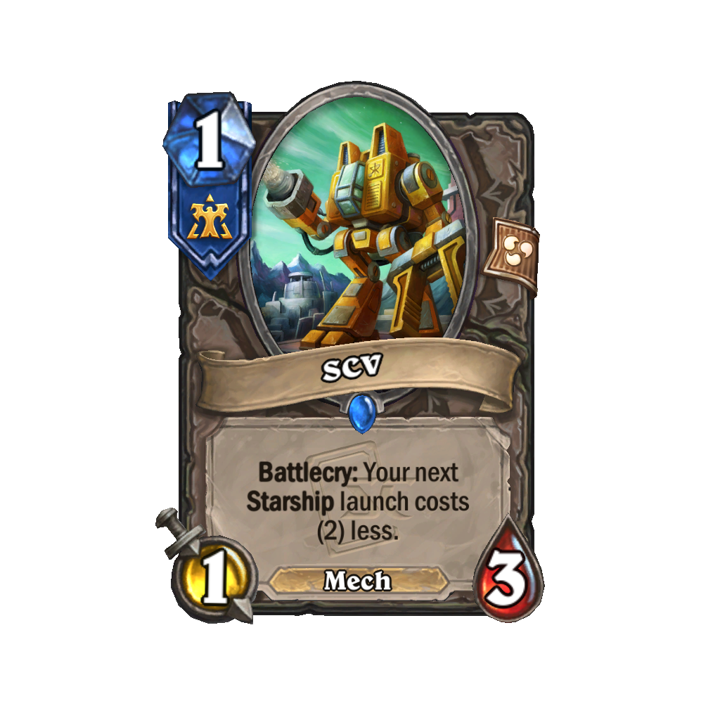 Hearthstone Heroes of StarCraft card