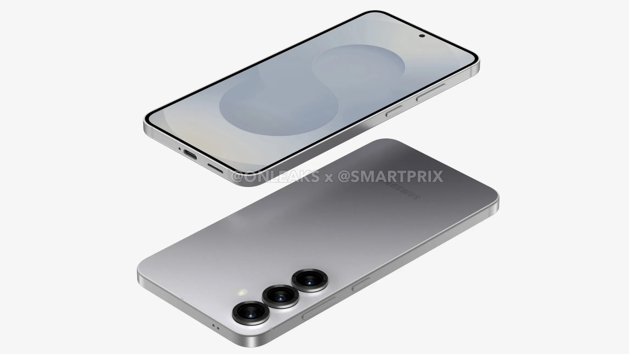 An unofficial render of the Samsung Galaxy S25 Slim