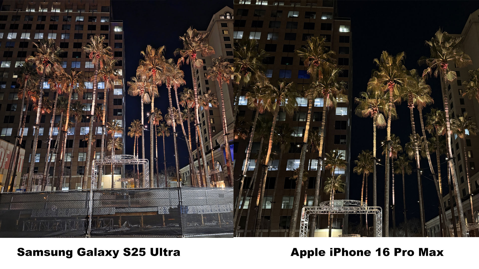 Samsung Galaxy S25 Ultra vs iPhone 16 Pro Max Cameras