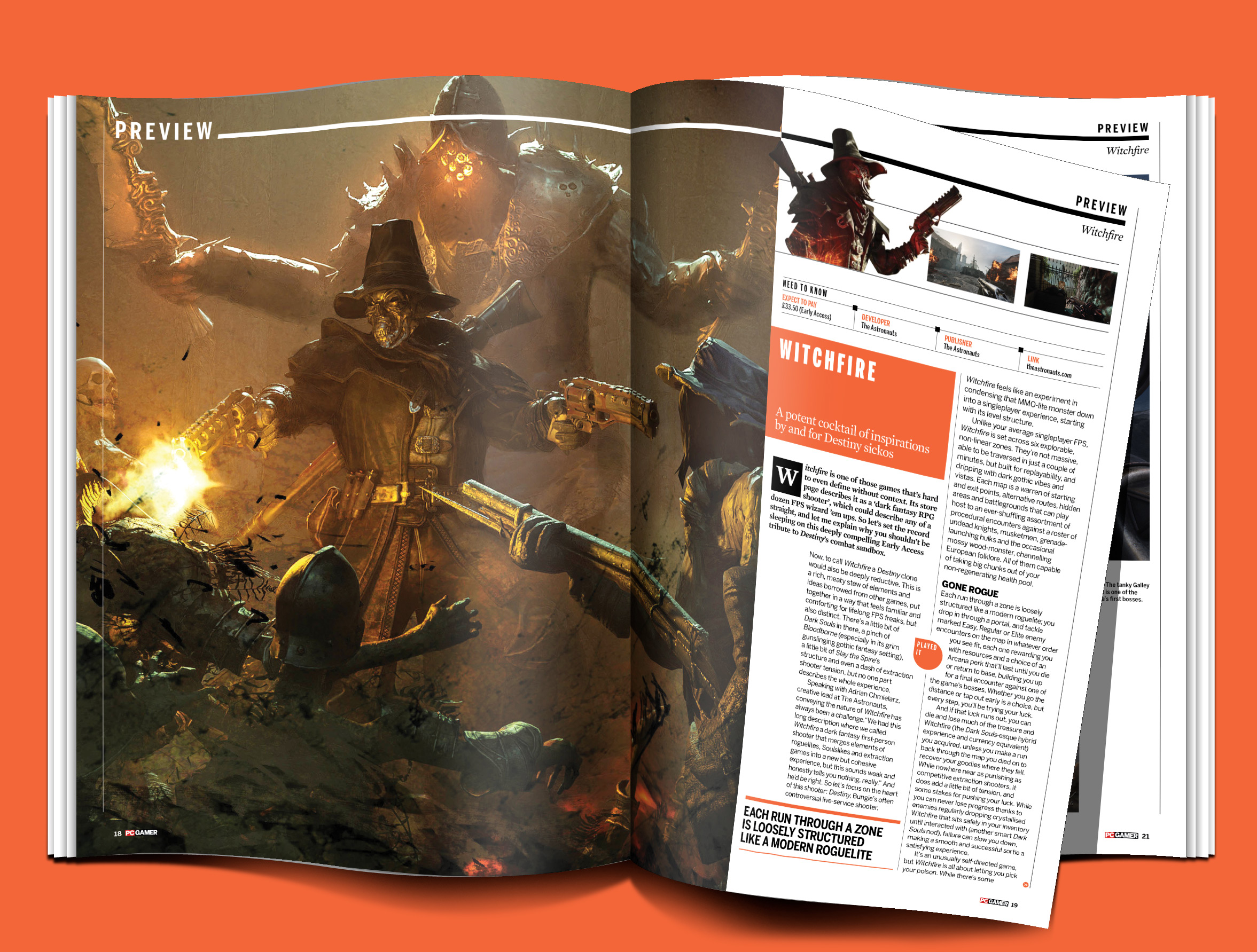 The Blood of Dawnwalker issue of PC Gamer magazine