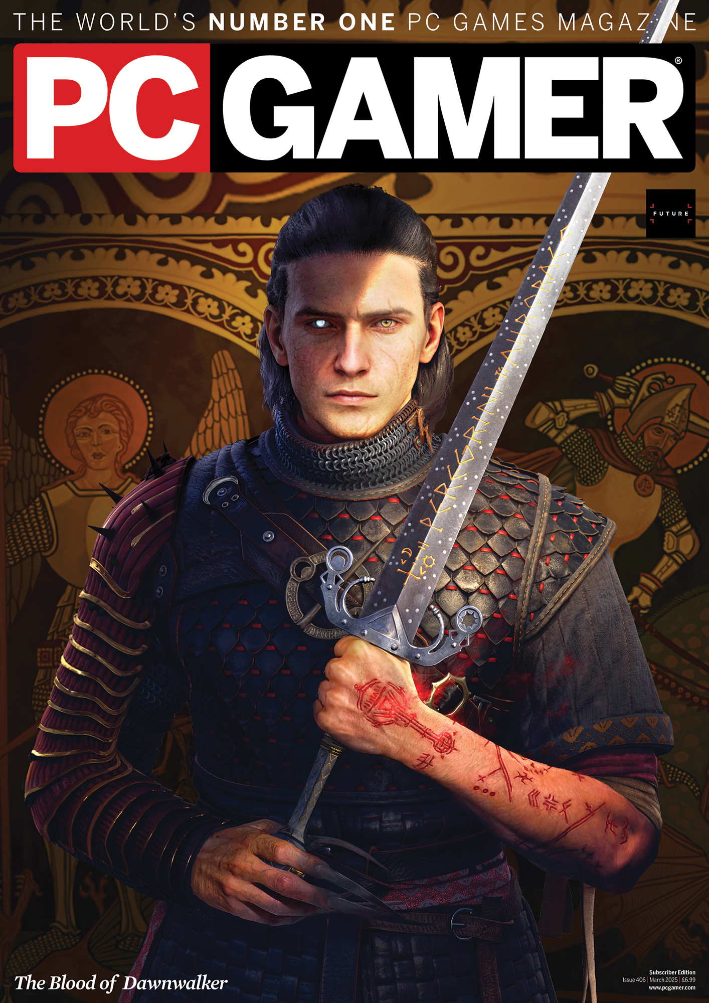 The Blood of Dawnwalker issue of PC Gamer magazine