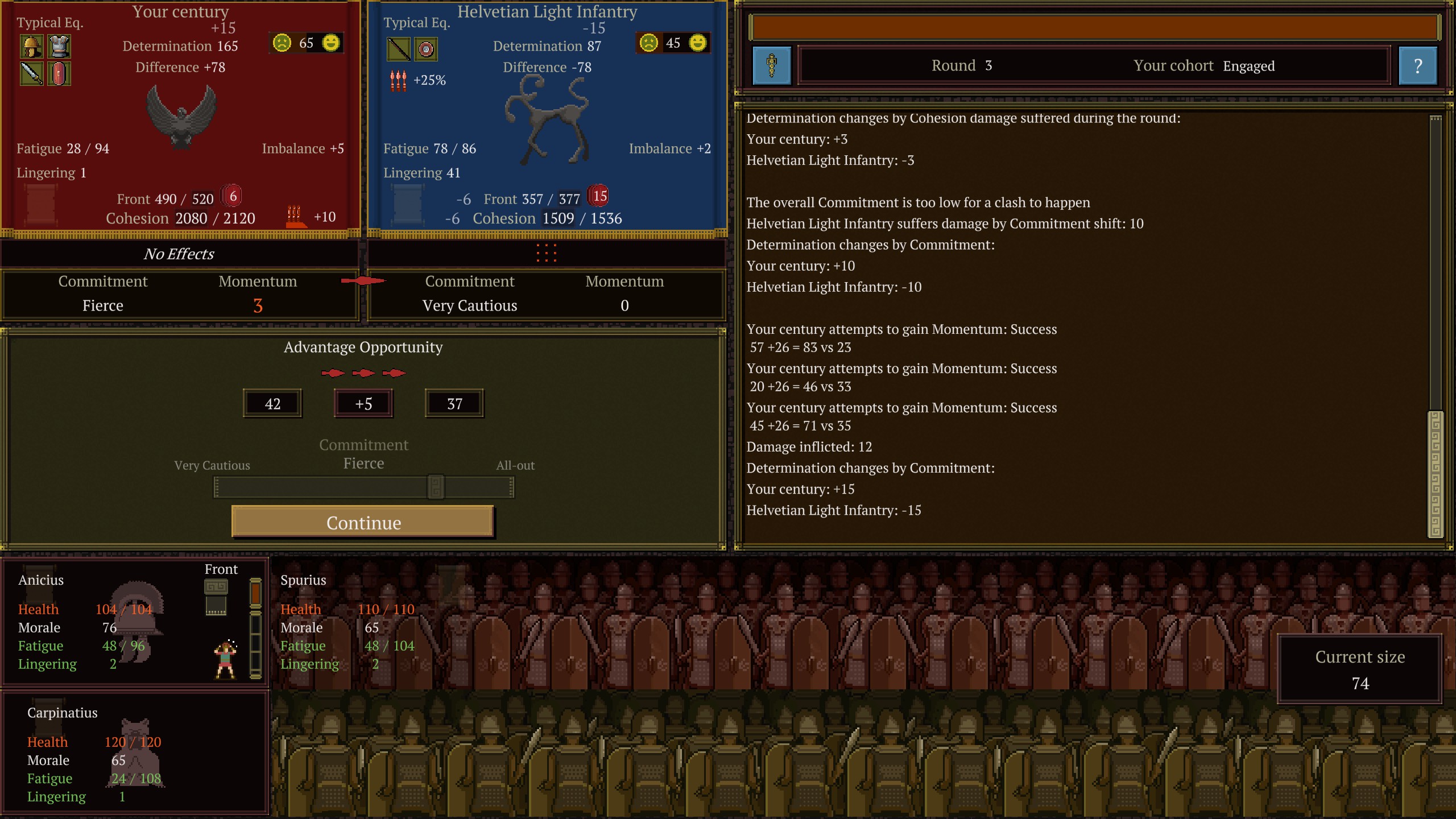 A very complex, number-heavy battle screen.