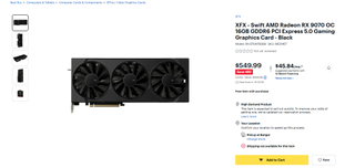 XFX 9070 XT at Best Buy