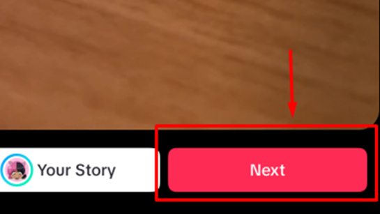 Screenshot showing how to edit TikTok videos