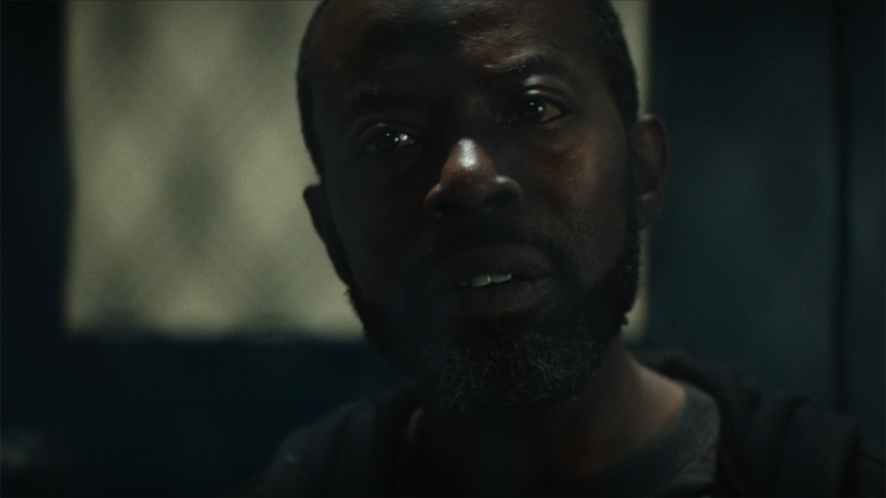 A close up of Leroy Bradford in Daredevil: Born Again episode 4