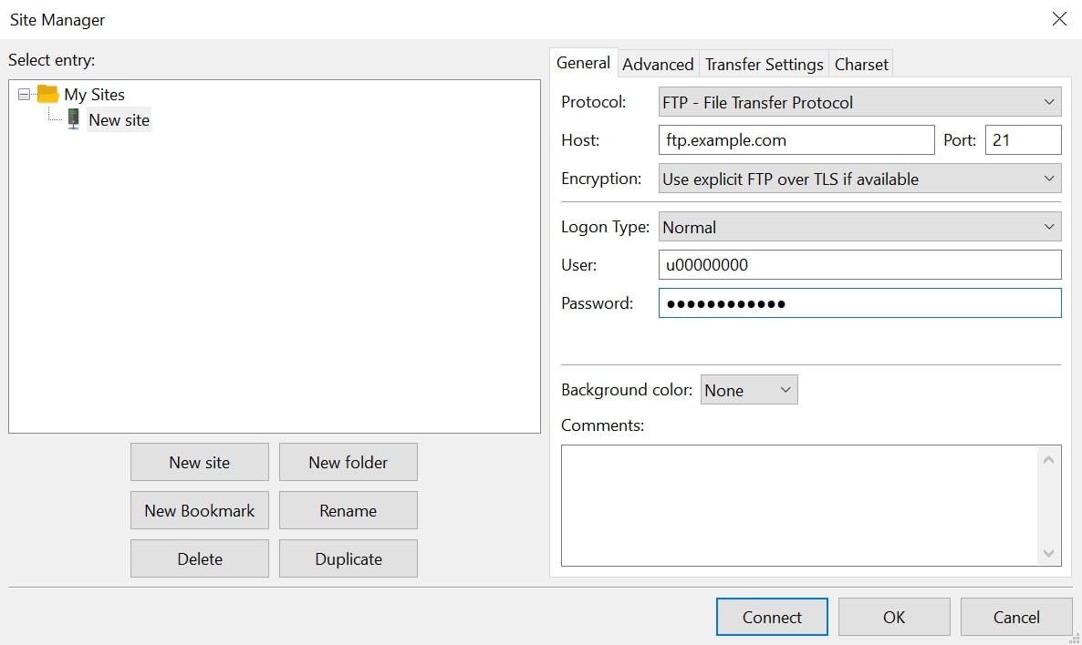 FTP Settings