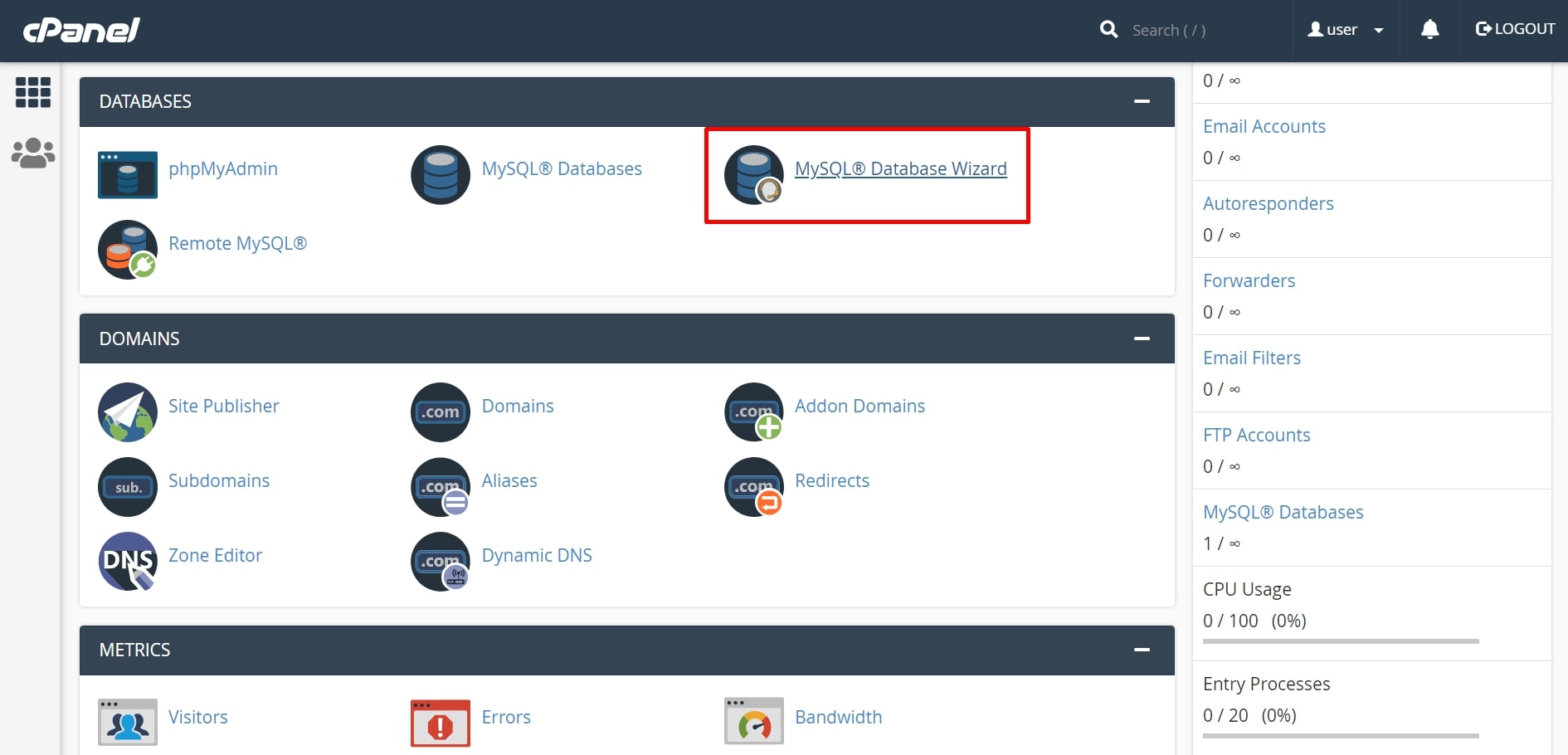 MySQL Database Wizard