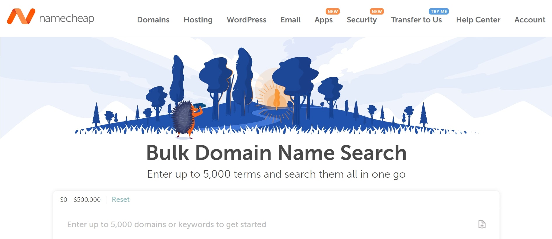 Bulk Domain Search