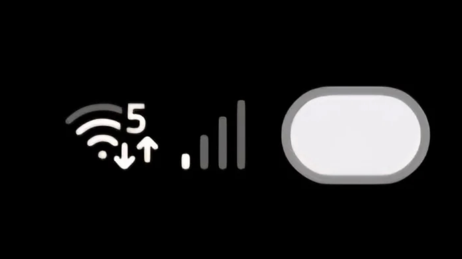 The 5G, WiFi, and Battery icons in One UI 7